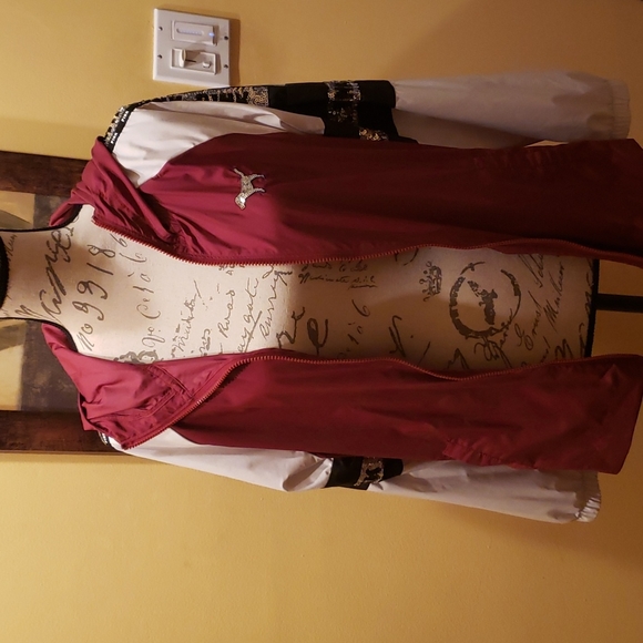 Victoria's secret pink burgundy glitter jacket size XS/S - Picture 5 of 10